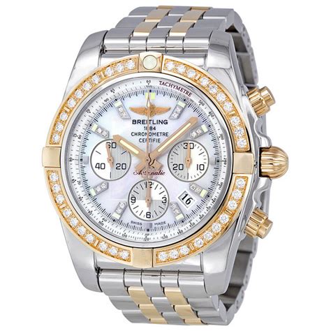 breitling chronomat automatic with diamonds|Breitling chronograph automatic price.